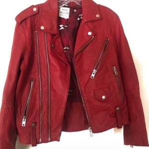 COPY - Zadig and Voltaire Red LEO jacket